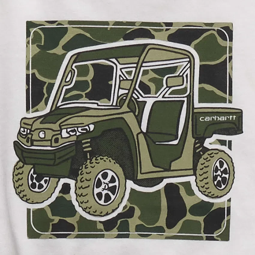Conjunto de 3 peças para meninos: colete camuflado, camisa de manguitos longos e calças (crianças pequenas)