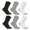Conjunto de 6 pares de meias curtas de espessura média