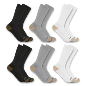 Conjunto de 6 pares de meias curtas de espessura média