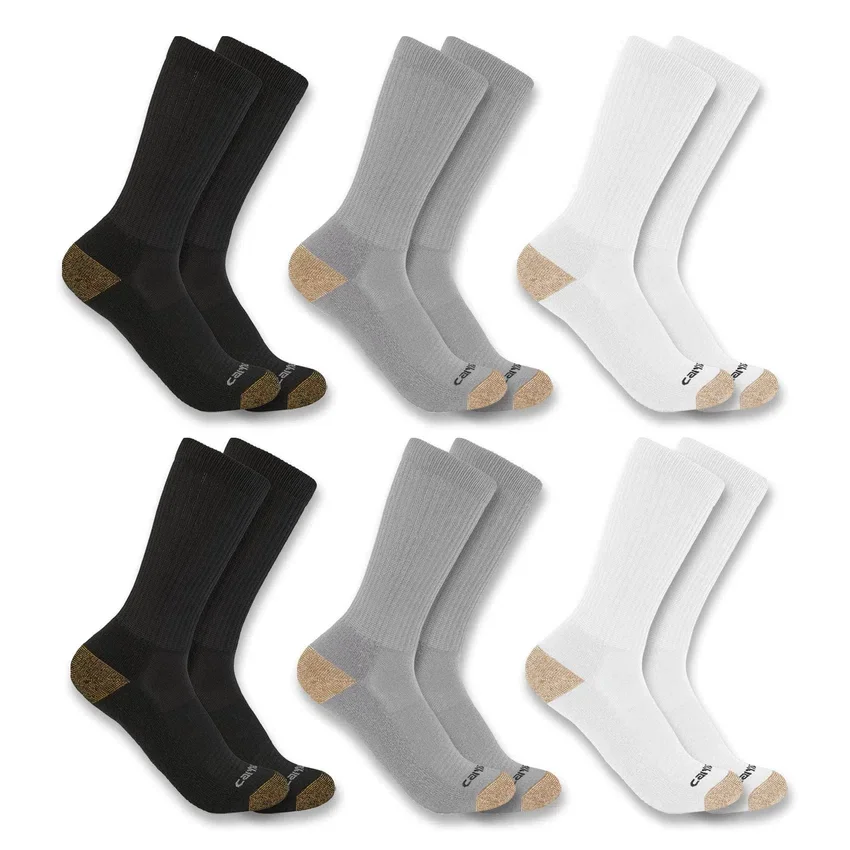 Conjunto de 6 pares de meias curtas de espessura média