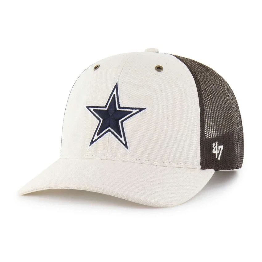 Dallas Cowboys '47 Boné Trucker sem tingir, corte descontraído