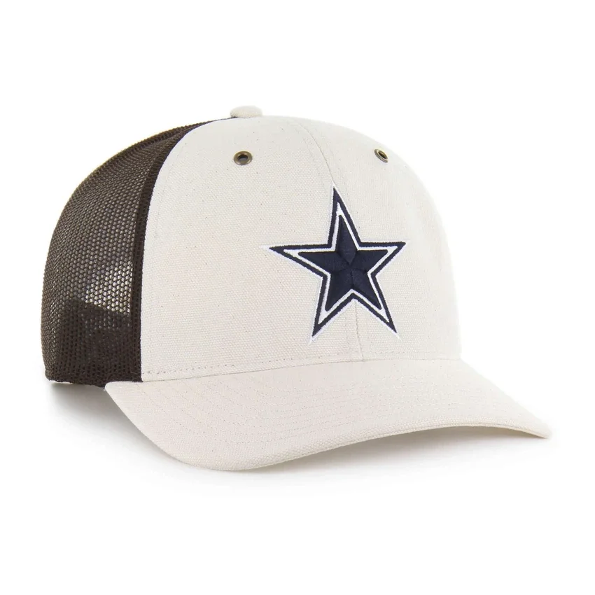Dallas Cowboys '47 Boné Trucker sem tingir, corte descontraído