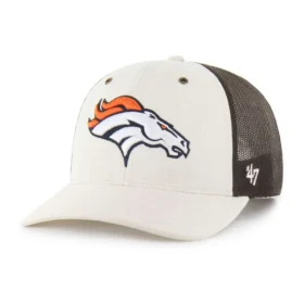 Denver Broncos '47 Boné Trucker sem tingir, corte descontraído
