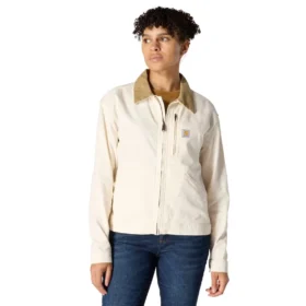Detroit Jacket em lona Crawford icónico para mulher