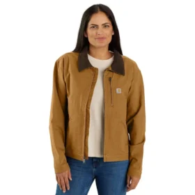 Detroit Jacket em lona Crawford icónico para mulher