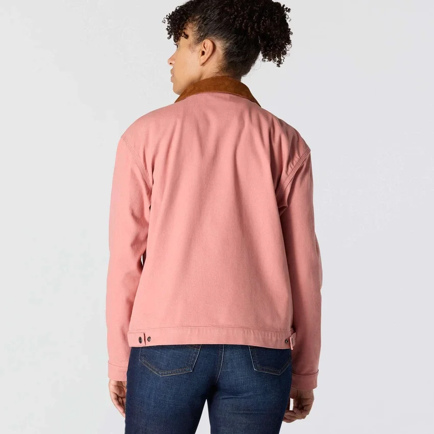 Detroit Jacket em lona Crawford icónico para mulher