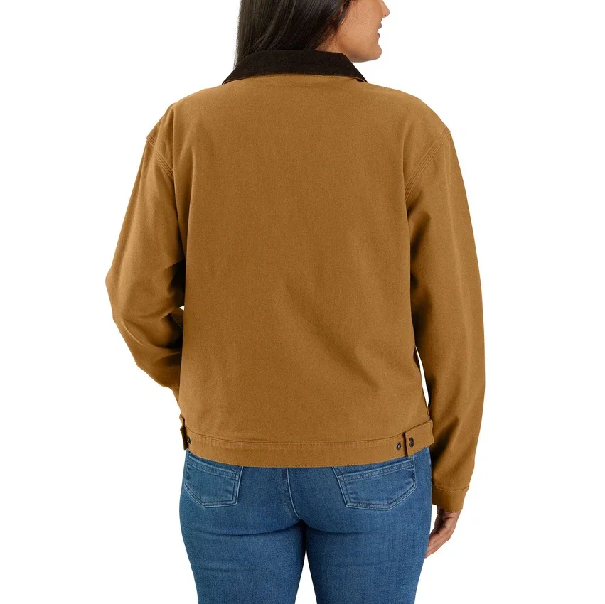 Detroit Jacket em lona Crawford icónico para mulher