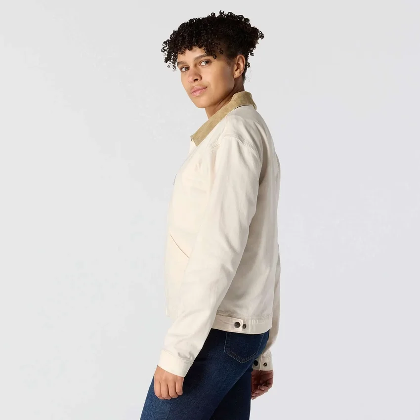 Detroit Jacket em lona Crawford icónico para mulher