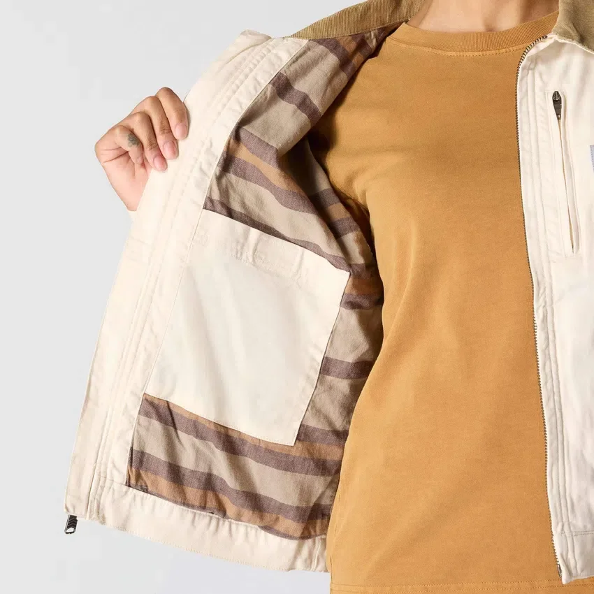 Detroit Jacket em lona Crawford icónico para mulher