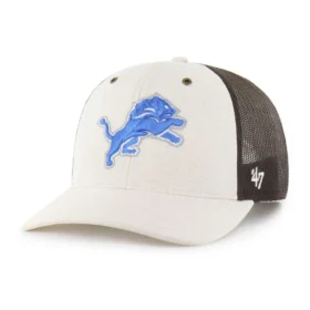 Detroit Lions '47 Boné Trucker sem tingir, corte descontraído