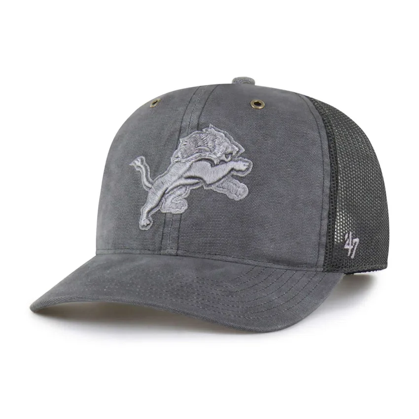 Detroit Lions '47 Dyed Trucker, corte descontraído