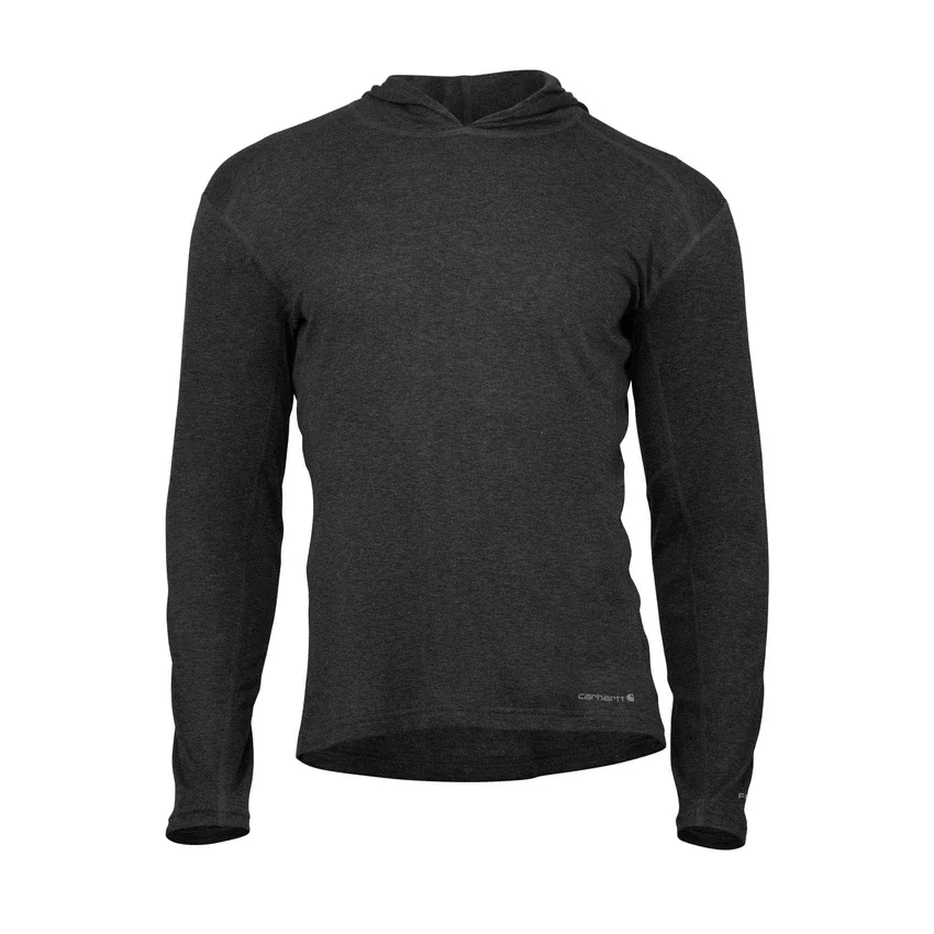 Force Camisola com capuz de camada base elástica de peso médio