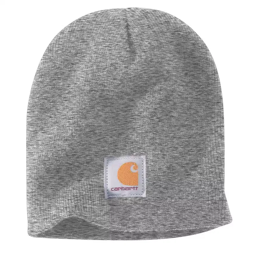 Gorro com emblema em malha