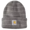 Gorro de malha canelada para mulher