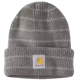 Gorro de malha canelada para mulher