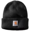 Gorro de malha canelada para mulher