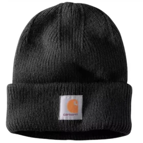 Gorro de malha canelada para mulher