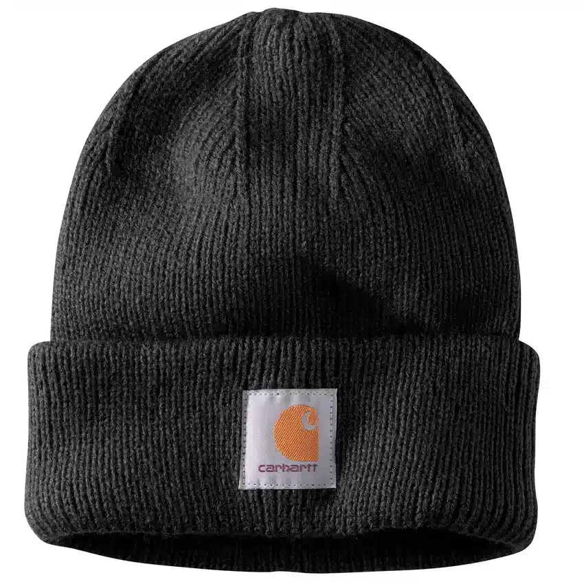 Gorro de malha canelada para mulher