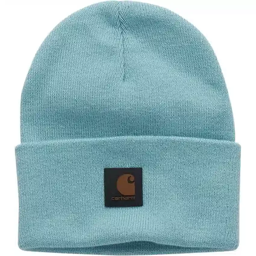 Gorro de malha com emblema tonal para crianças (bebés, crianças pequenas, crianças, jovens)