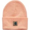 Gorro de malha com emblema tonal para crianças (bebés, crianças pequenas, crianças, jovens)