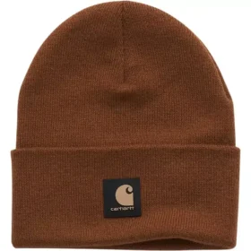 Gorro de malha com emblema tonal para crianças (bebés, crianças pequenas, crianças, jovens)