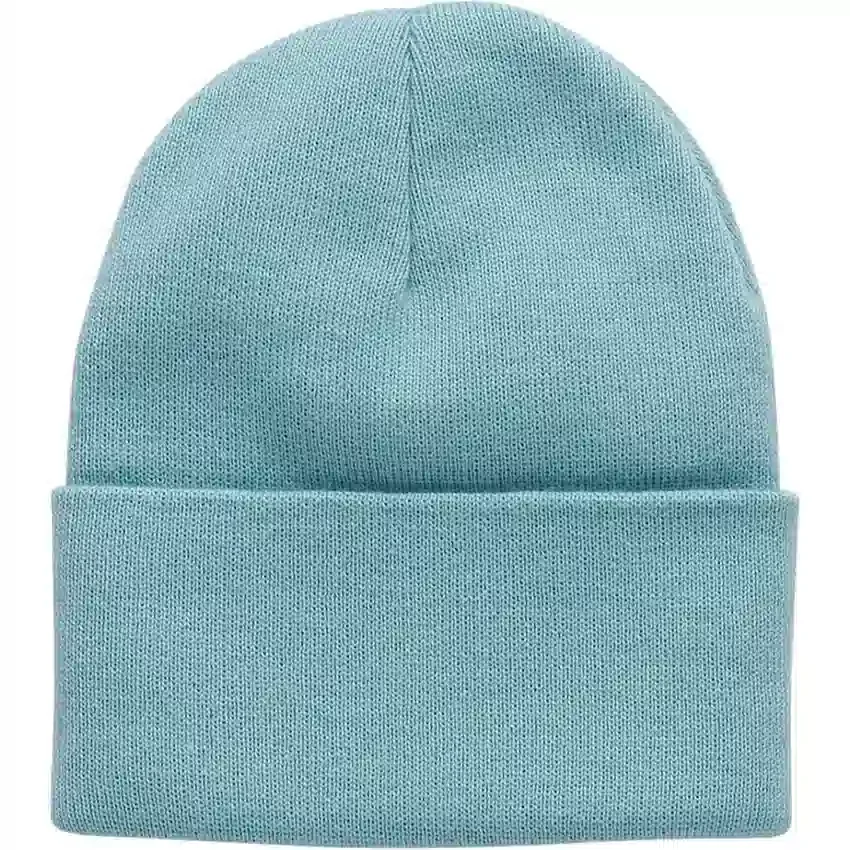 Gorro de malha com emblema tonal para crianças (bebés, crianças pequenas, crianças, jovens)
