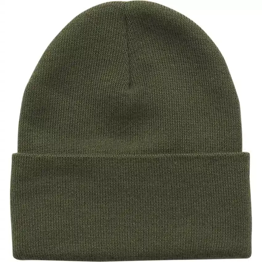 Gorro de malha com emblema tonal para crianças (bebés, crianças pequenas, crianças, jovens)