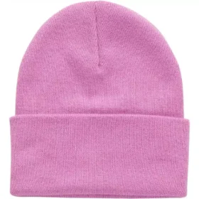 Gorro de malha com emblema tonal para crianças (bebés, crianças pequenas, crianças, jovens)