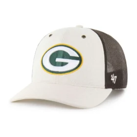 Green Bay Packers '47 Boné Trucker sem tingir, corte descontraído