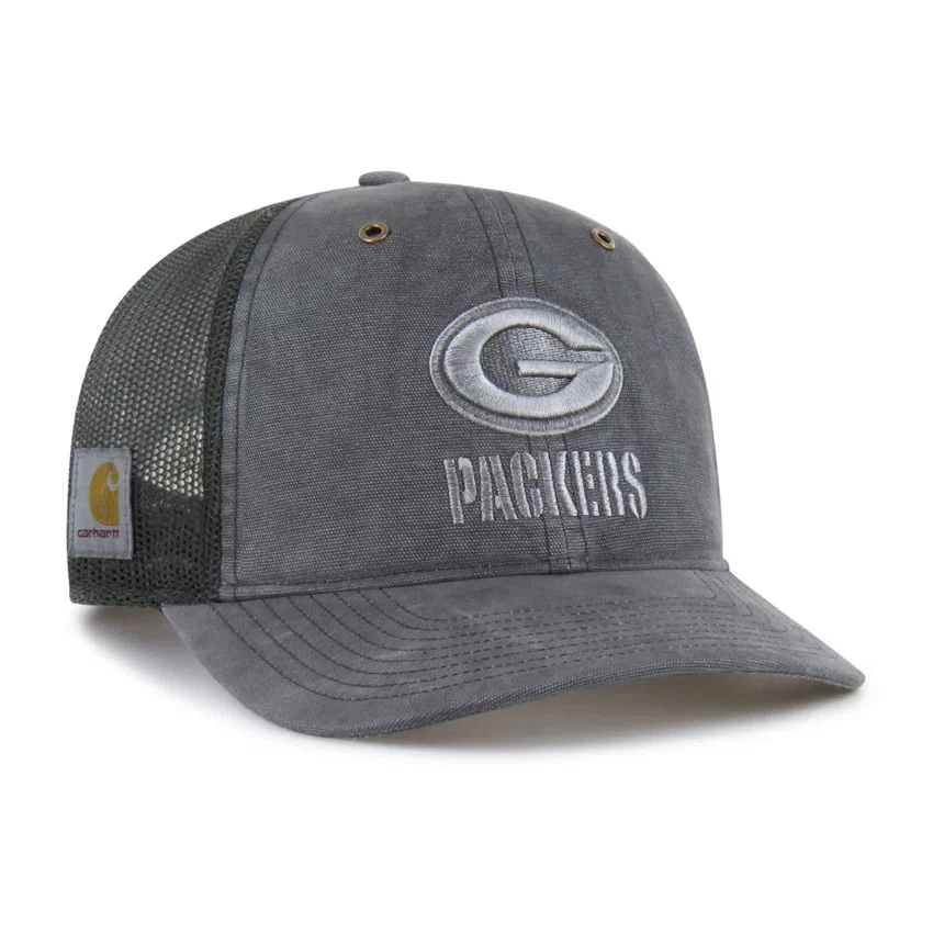 Green Bay Packers '47 Boné Trucker Tingido, Corte Descontraído