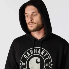 Hoodie com capuz e estampado «Marquette Detroit» para homem
