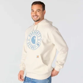 Hoodie com capuz e estampado «Marquette Detroit» para homem