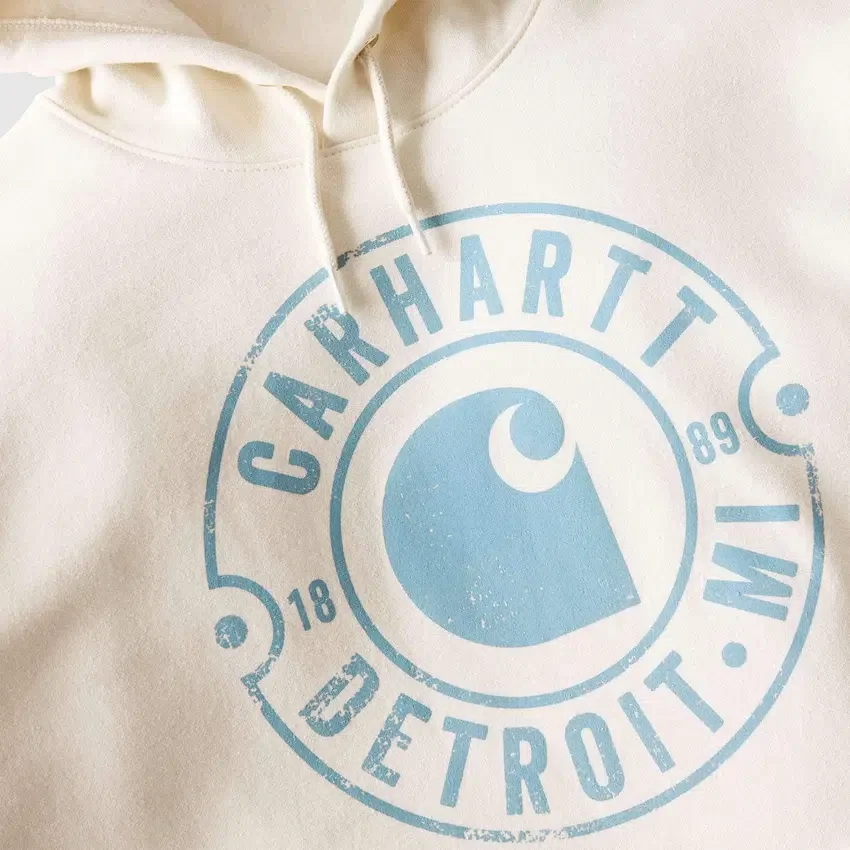 Hoodie com capuz e estampado «Marquette Detroit» para homem
