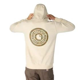 Hoodie com capuz e estampado Sawyer Camo para homem