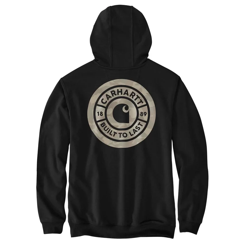 Hoodie com capuz e estampado Sawyer Camo para homem