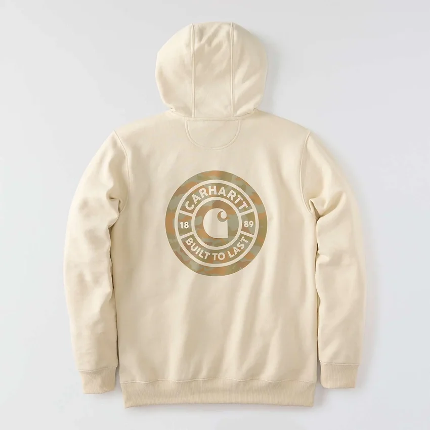 Hoodie com capuz e estampado Sawyer Camo para homem