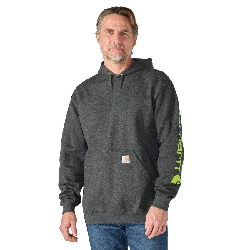 Hoodie com capuz e logótipo icónico K288 para homem - carhartt K288