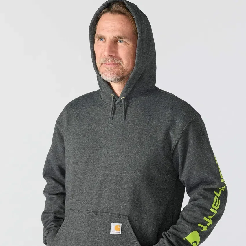 Hoodie com capuz e logótipo icónico K288 para homem - carhartt K288