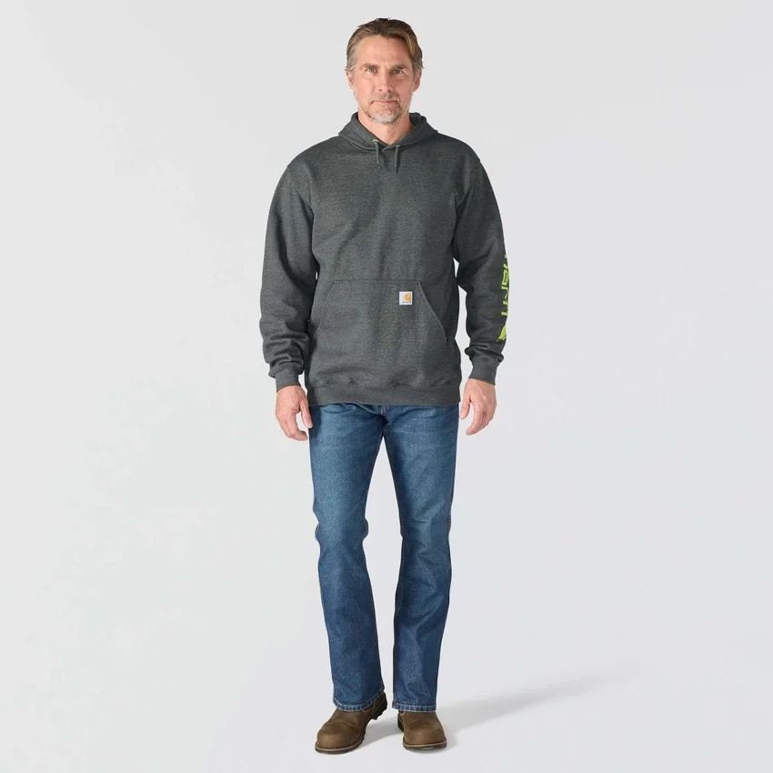 Hoodie com capuz e logótipo icónico K288 para homem - carhartt K288