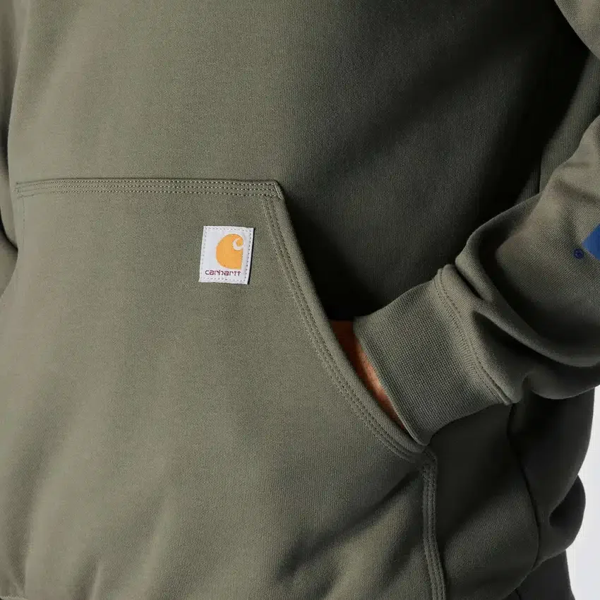 Hoodie com capuz e logótipo icónico K288 para homem - carhartt K288