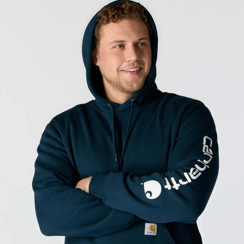 Hoodie com capuz e logótipo icónico K288 para homem - carhartt K288