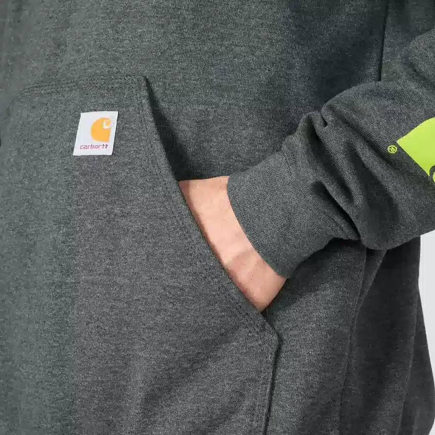 Hoodie com capuz e logótipo icónico K288 para homem - carhartt K288
