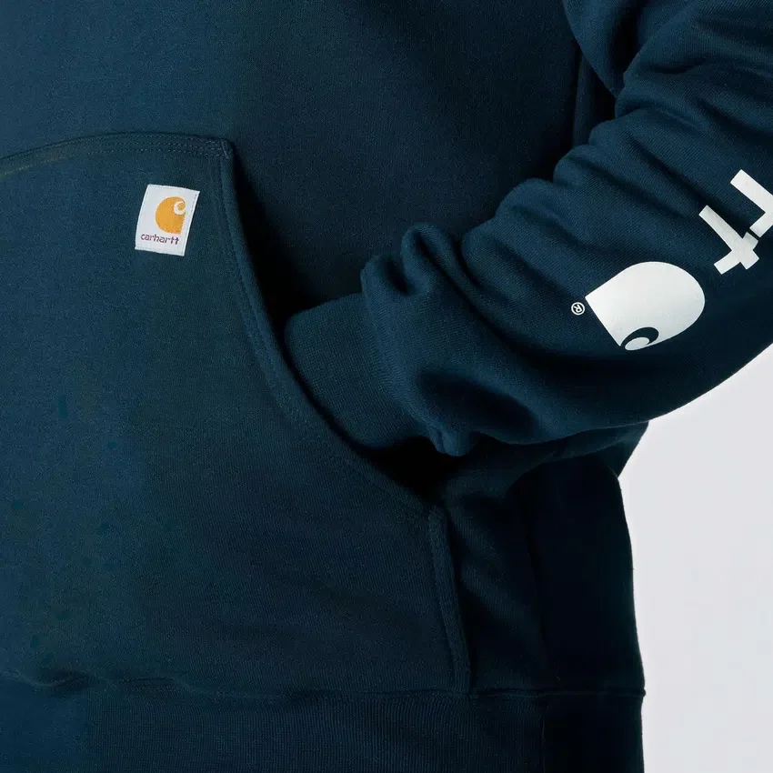 Hoodie com capuz e logótipo icónico K288 para homem - carhartt K288