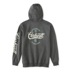 Hoodie masculino com grafismo «Marquette Shamrock Script» – Camisola do Dia de São Patrício