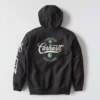 Hoodie masculino com grafismo «Marquette Shamrock Script» – Camisola do Dia de São Patrício