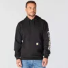 Hoodie masculino com grafismo «Marquette Shamrock Script» – Camisola do Dia de São Patrício