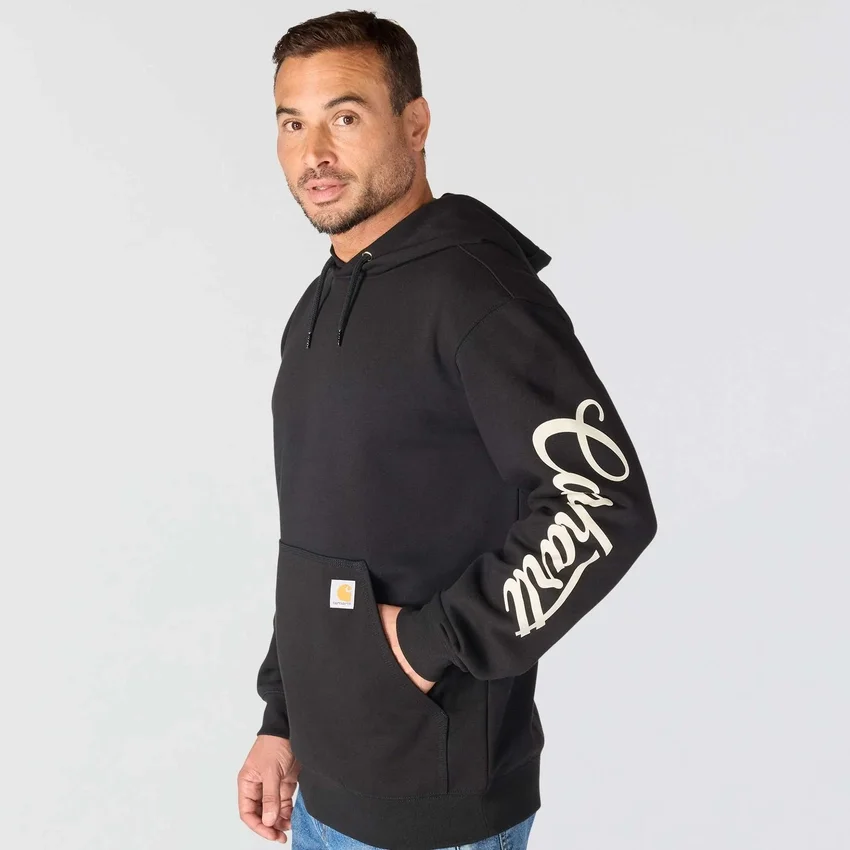 Hoodie masculino com grafismo «Marquette Shamrock Script» – Camisola do Dia de São Patrício