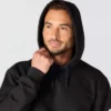 Hoodie masculino com grafismo «Marquette Shamrock Script» – Camisola do Dia de São Patrício