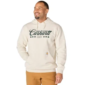 Hoodie masculino Marquette com grafismo de trevo - Camisola do Dia de São Patrício