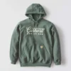 Hoodie masculino Marquette com grafismo de trevo - Camisola do Dia de São Patrício